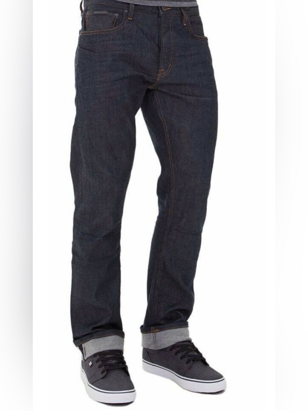 NEW JACOB DAVIS RAW RINSE 3D BRYSON STRAIGHT SELVEDGE STRETCH JEANS 29/32 BUCKLE